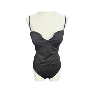 Express black spaghetti strap body suit size large